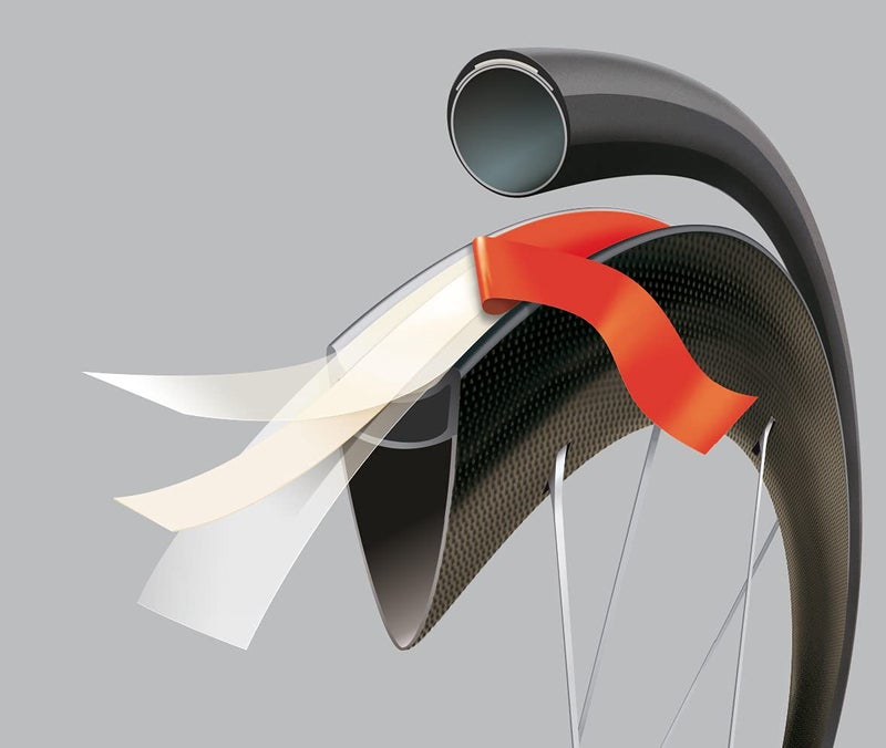Velox Jantex 14 Tubular Rim Tape - 2 Wheels - R040CS00,Orange - Image 4
